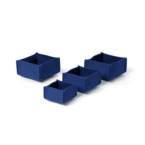 Filz-Box-Set 1 - SML (Blau/Indigo) von HEY-SIGN