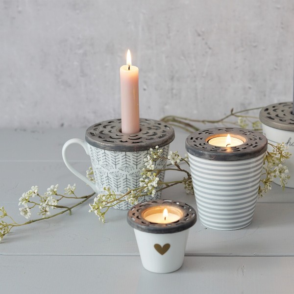 Krasilnikoff Kerzenhalter für Happy Mugs