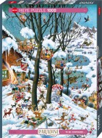 Puzzle In Winter PARADISE Standard 1000 Pieces