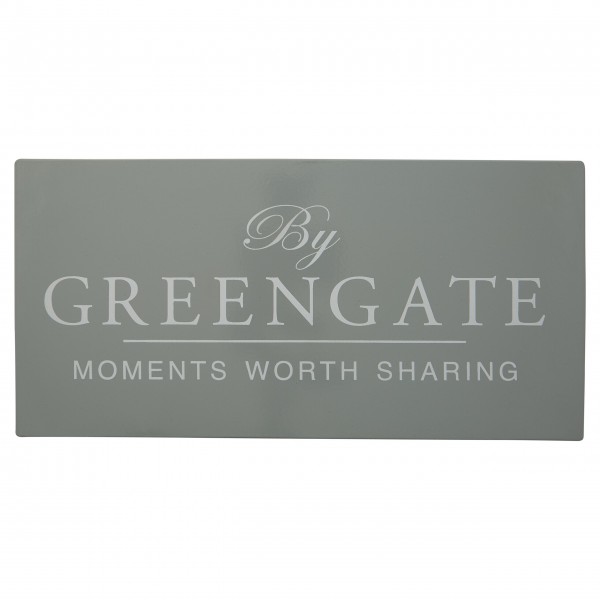 Wunderschönes Metallschild aus der neuen GreenGate Kollektion