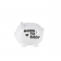 Sparschwein "Born to shop" von Bahne