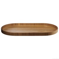 Holztablett oval - 44 x 22,5 cm von ASA