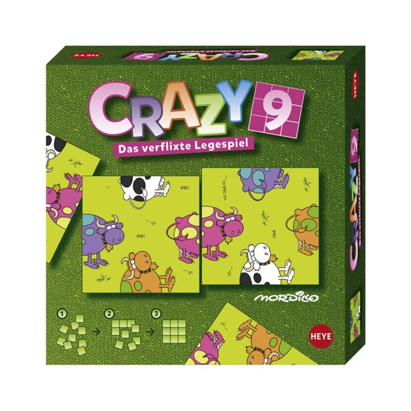 Legespiel "Crazy9 Cows" von HEYE
