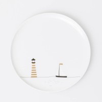 Geschenkteller "Hobby - Segeln" - 15 cm (Weiß) von räder Design