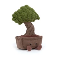 Jellycat Kuscheltier Bonsai Baum "Amuseable" - 34cm (Braun/Grün)
