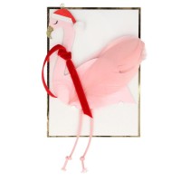 Weihnachtskarte "Jolly Flamingo" von Meri Meri