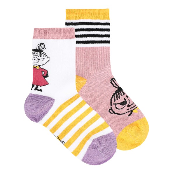 Kinder-Socken 2er-Set "Little My" - Gr. 23-26 (Rosa) von martinex-moomin