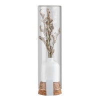 Trockenblume im Glas "GIVING - Blumengruß" (Grün) von räder Design