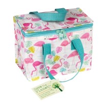Perfekt für unterwegs - Kleine Kühltasche im coole Flamingo-Design