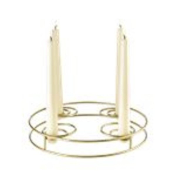 Kerzenständer rund - ø 24,5 cm (Gold) von ASA