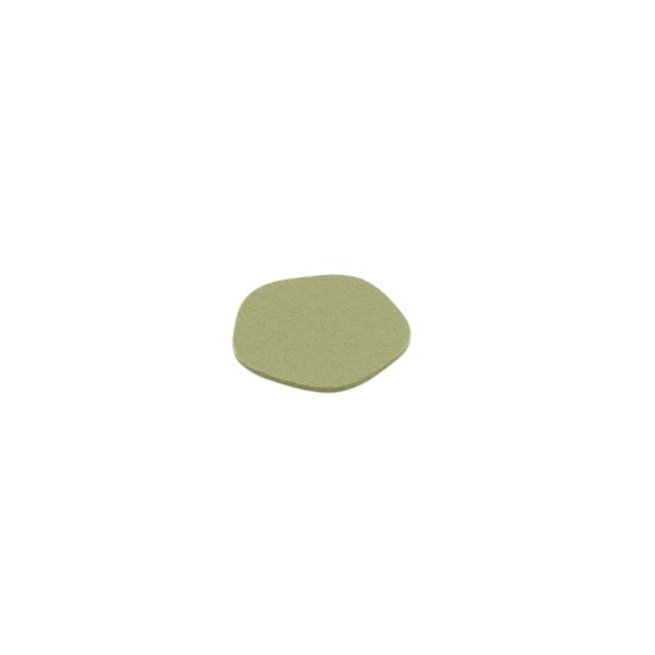 Filz-Untersetzer "Pebble" - 12 cm (Hellgrün/Pistazie) von HEY-SIGN