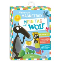 Kreativ-Set "Meine erste Magnetbox - Mein Tag mit Wolf" von AUZOU