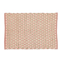 rice Fußmatte mit Harlequin-Muster aus recyceltem Kunststoff (Pink)