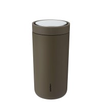 Stelton Thermobecher "To Go Click" (Soft Bark)