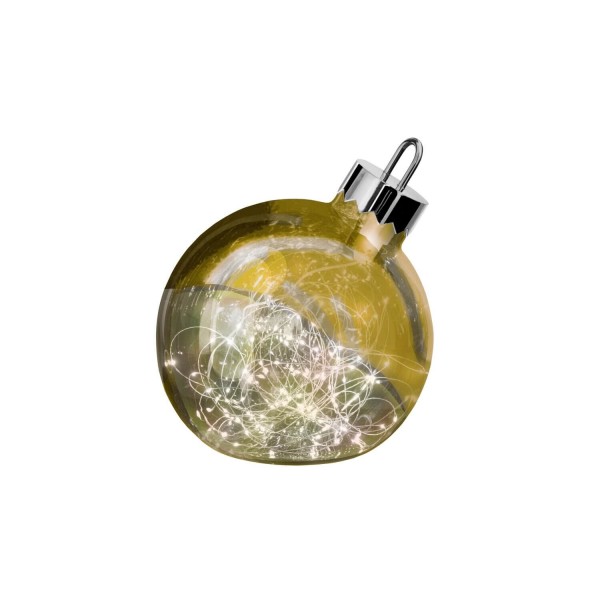 LED-Leuchtkugel "Ornament" - ø 30 cm (Gold) von SOMPEX