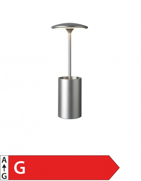 LED Tischleuchte "Pott" (Silber) von Sompex