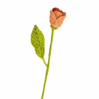 rice Deko-Blume aus Raffia - 10 cm (Pfirsich)