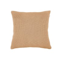 Present Time Kissen "Knitted-Lines" - 45x45 cm (Sand Brown)