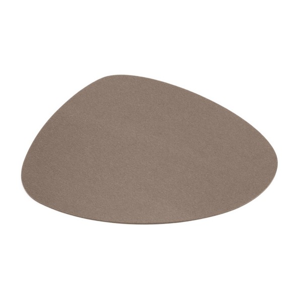 Filz-Tischset "Stone" - 44x38 cm (Graubraun/Taupe) von HEY-SIGN