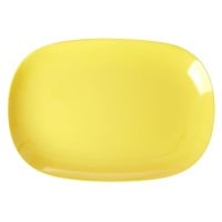 rice Melamin Platte rechteckig - L (Gelb)