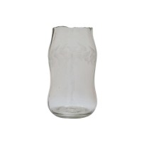 Krasilnikoff Vase mit Gravur (Transparent)