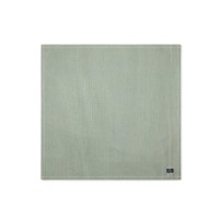 Serviette aus Bio-Baumwolle "Striped" - 50x50 cm (Grün/Weiß) von Lexington