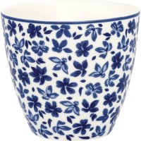 GreenGate Latte Cup "Dahla" - 10x9 cm (Weiß)
