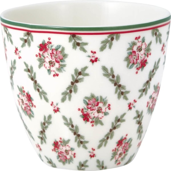 GreenGate Latte Cup "Gry" (White)