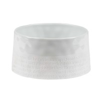 Deko-Schale "LIVING - Raumpoesie" - Klein (Weiß) von räder Design
