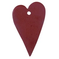 Ib Laursen Herz-Anhänger für Geschenkschmuck (Rot), 10er-Set