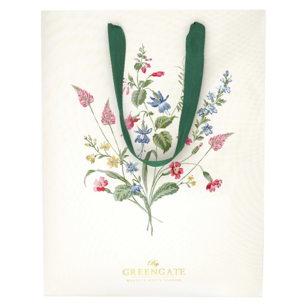 GreenGate Tasche aus Papier "Elwin" - Medium (White)