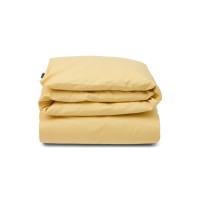 Bettdeckenbezug aus Baumwollpopeline - 155x220cm (Sonnengelb gestreift) von Lexington