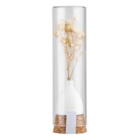 Trockenblume im Glas "GIVING - Blumengruß" (Weiß) von räder Design