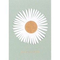Faltkarte "Dankeschön" - 11,8x16,6 cm (Grün) von räder Design