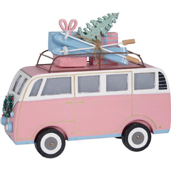 GreenGate Weihnachtsauto Van "Laura" (Pale Pink)