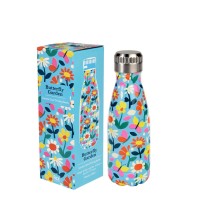 Edelstahl-Trinkflasche für Kinder "Butterfly Garden" - 260 ml von Rex LONDON
