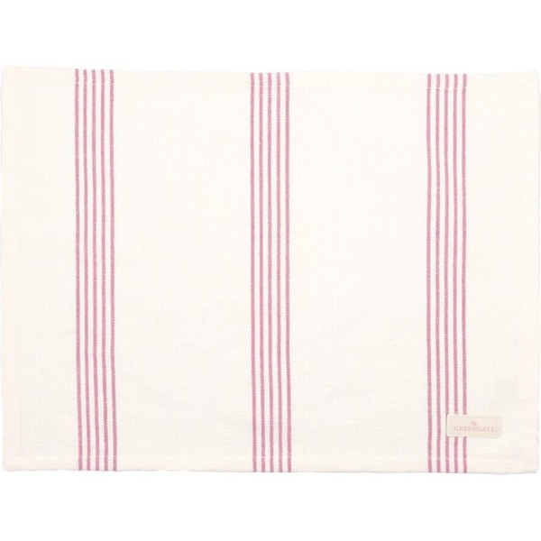 GreenGate Baumwoll-Tischset "Gladys" - 45x35 cm (Pale Pink)