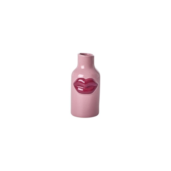 rice Keramikvase "Lips" - XS (Pink)