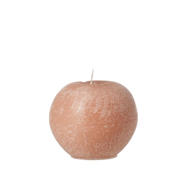 Figur-Kerze "Fruit - Apfel" - 8 cm (Dusty Peach) von Broste Copenhagen