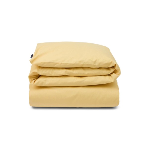 Bettdeckenbezug aus Baumwollpopeline - 155x220cm (Sonnengelb gestreift) von Lexington