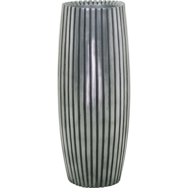 Vase "Lines" - Ø20 cm (Silber) von fleur ami