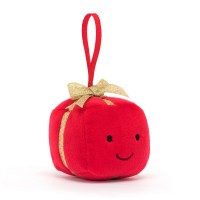 Jellycat Kuschelanhänger Geschenk "Festive Folly" (Rot)