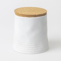 Vorratsdose "Raumpoesie - Köstlich" - 13,5x14,5 cm (Weiß) von räder Design