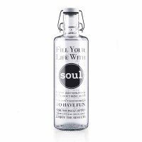 Trinkflasche aus Glas "Fill your Life with Soul" - 1 l von Soulbottles
