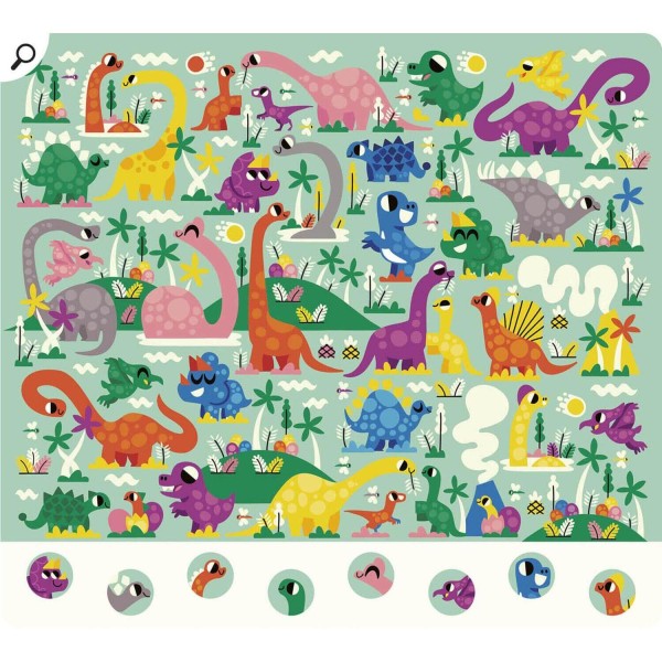 Rätselspiel "20 kleine Rätsel für kleine Dino-Forscher" von AUZOU