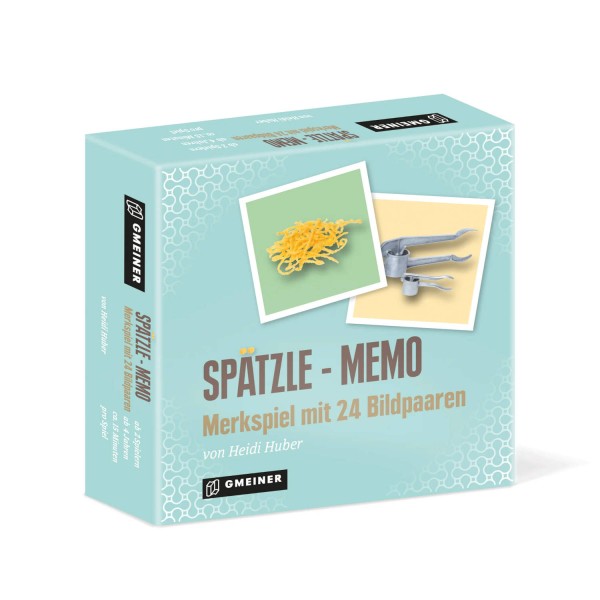 Memospiel "Spätzle-Memo" von Gmeiner