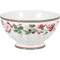 GreenGate French Bowl "Leonora" - 400 ml (White)