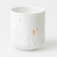 Windlicht "Seepferdchen" - 9x10,2 cm (Weiß) von räder Design