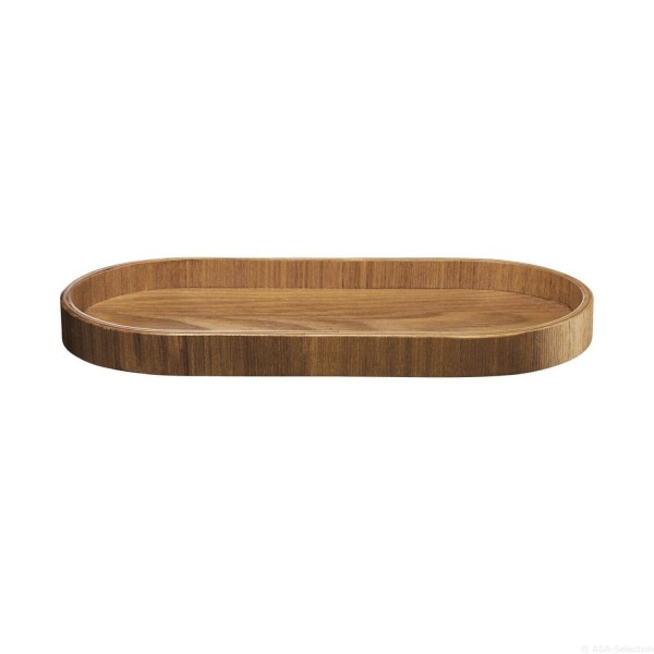 Holztablett oval - 35,5 x 16,5 cm von ASA