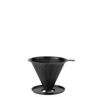 Stelton Kaffeefilter "Nohr - Slow Brew" - 9,8x11,7 cm (Black Metallic)